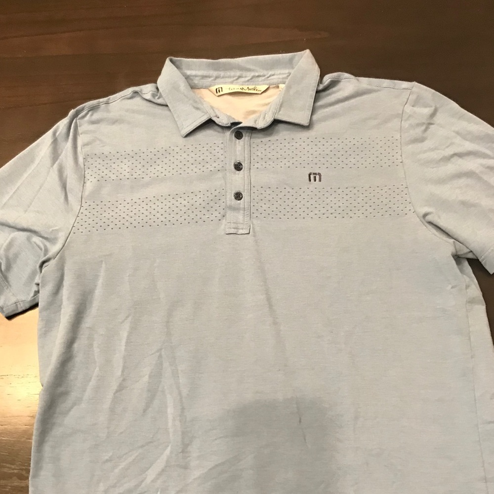 Blue/Gray Color Travis Mathew XL | golf polo shirt